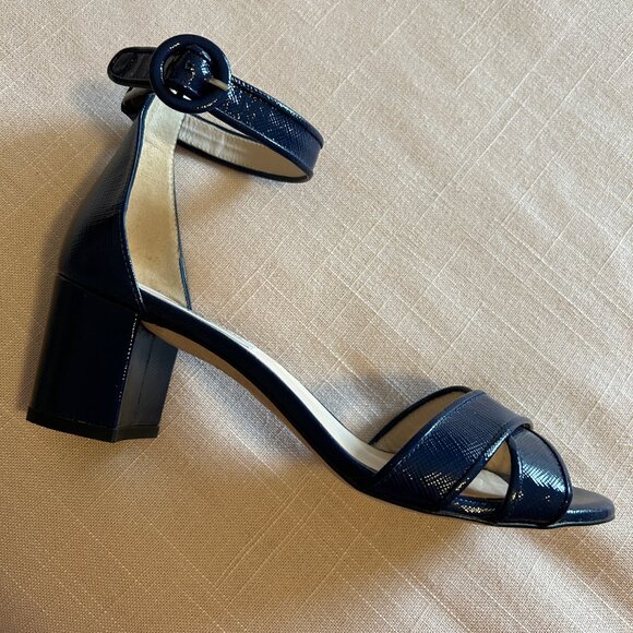 LK Bennett Navy Aniki 36.5 Heels - Picture 2 of 6
